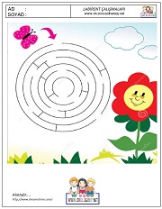 anaokulları için Labirent Bulmaca